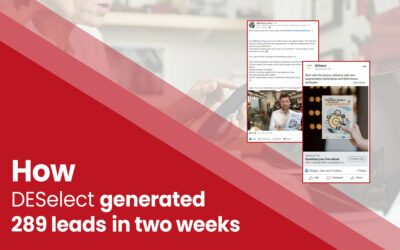 DESelect Case Study: A lead magnet + LinkedIn campaign that brought 289 leads to a SaaS company in two weeks.